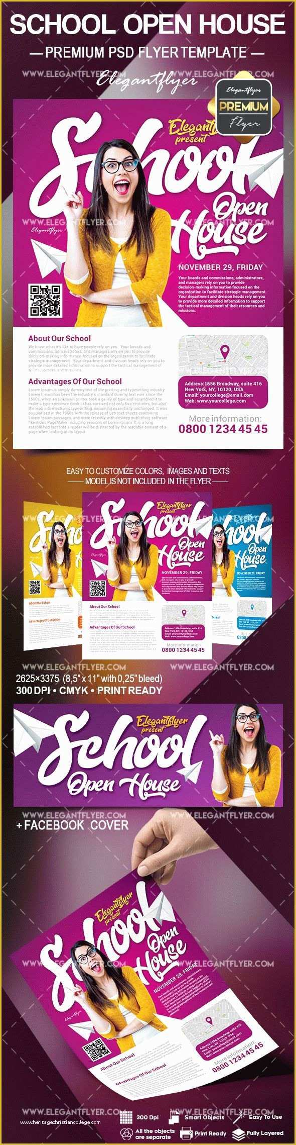 School Open House Flyer Template Free Of School Open House – Flyer Psd Template – by Elegantflyer