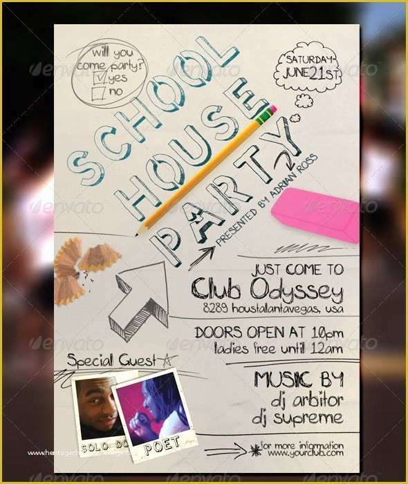 School Open House Flyer Template Free Of School Open House Flyer Template — Test Aacps