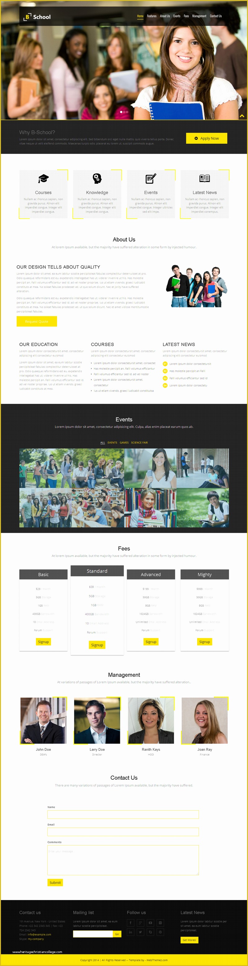 50 School Website Templates Free Download HTML5