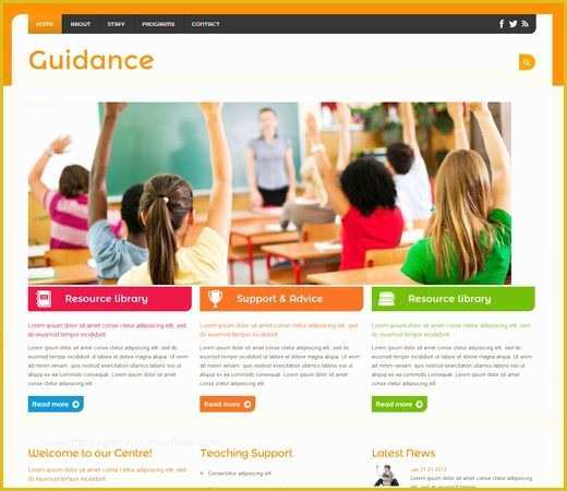 School Website Templates Free Of 16 Best Education School Responsive Mobile Web Templates