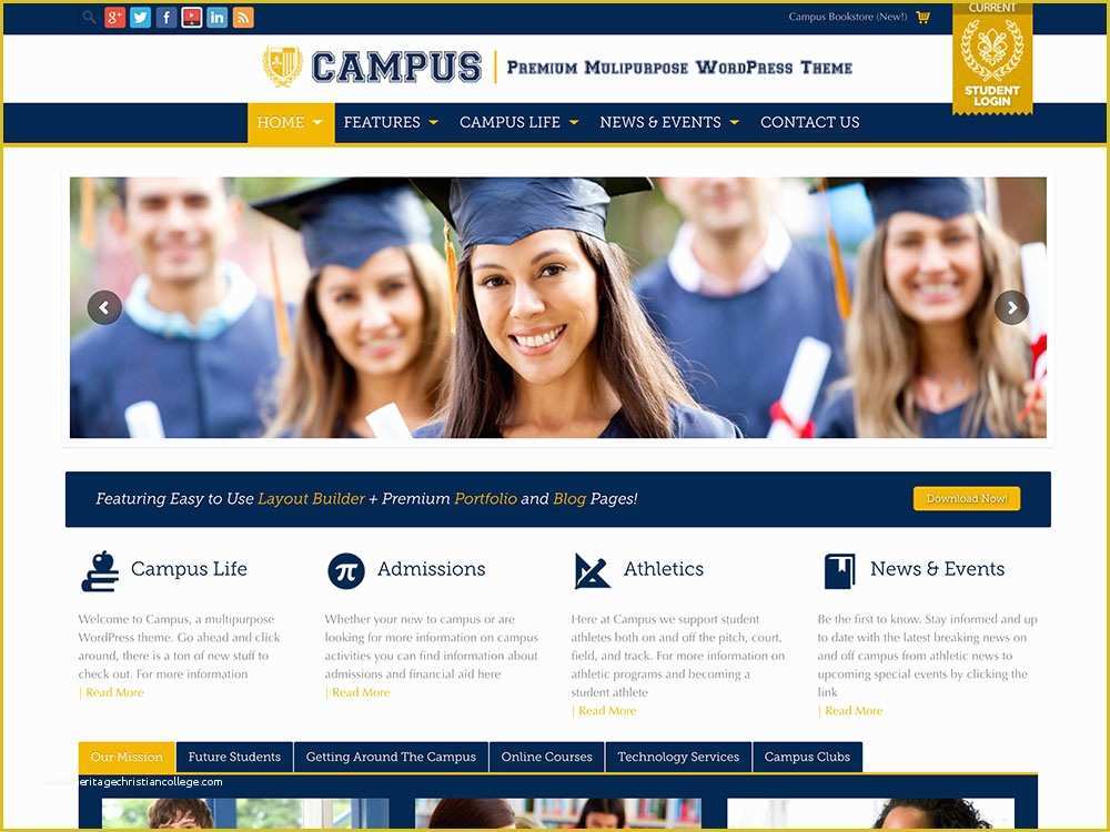 School Website Templates Free Of 40 Best Education Wordpress themes 2018 athemes