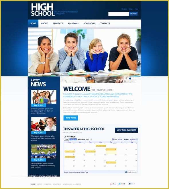 School Website Templates Free Of Enjoy A Thanksgiving Feast and Join Motocms Promo