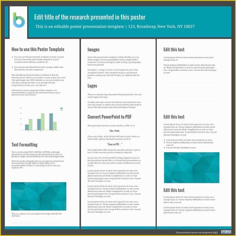 Scientific Poster Design Templates Free Of Poster Presentation Template 42x42 Poster Idea