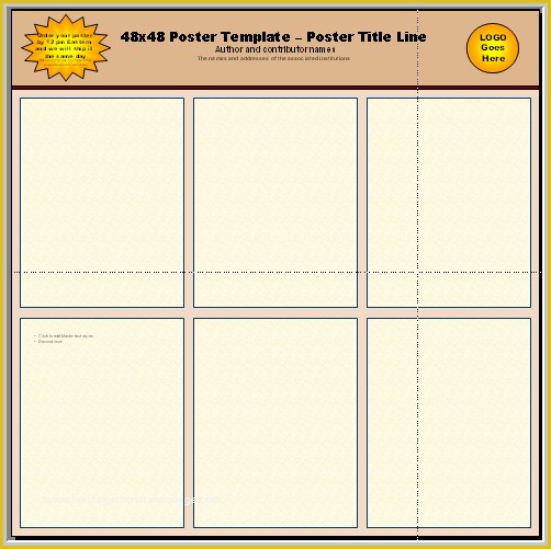 Scientific Poster Template Free Of Posters4research Free Powerpoint Scientific Poster Templates