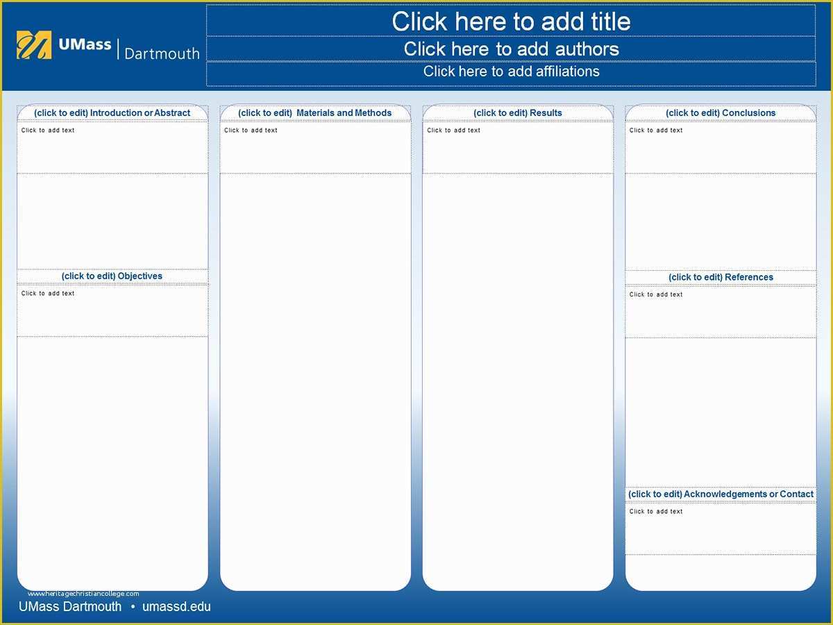 Scientific Poster Template Free Of Research Poster Templates