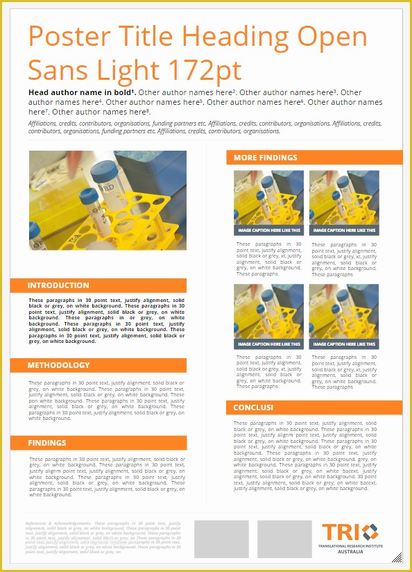 Scientific Poster Template Free Of Science Poster Templates