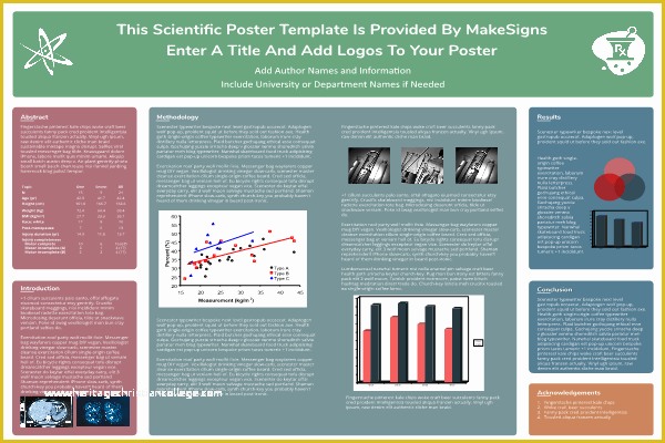 Scientific Poster Template Free Of Scientfic Poster Powerpoint Templates