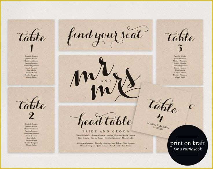 Seating Chart Cards Template Free Of the 25 Best Wedding Seating Plan Template Ideas On