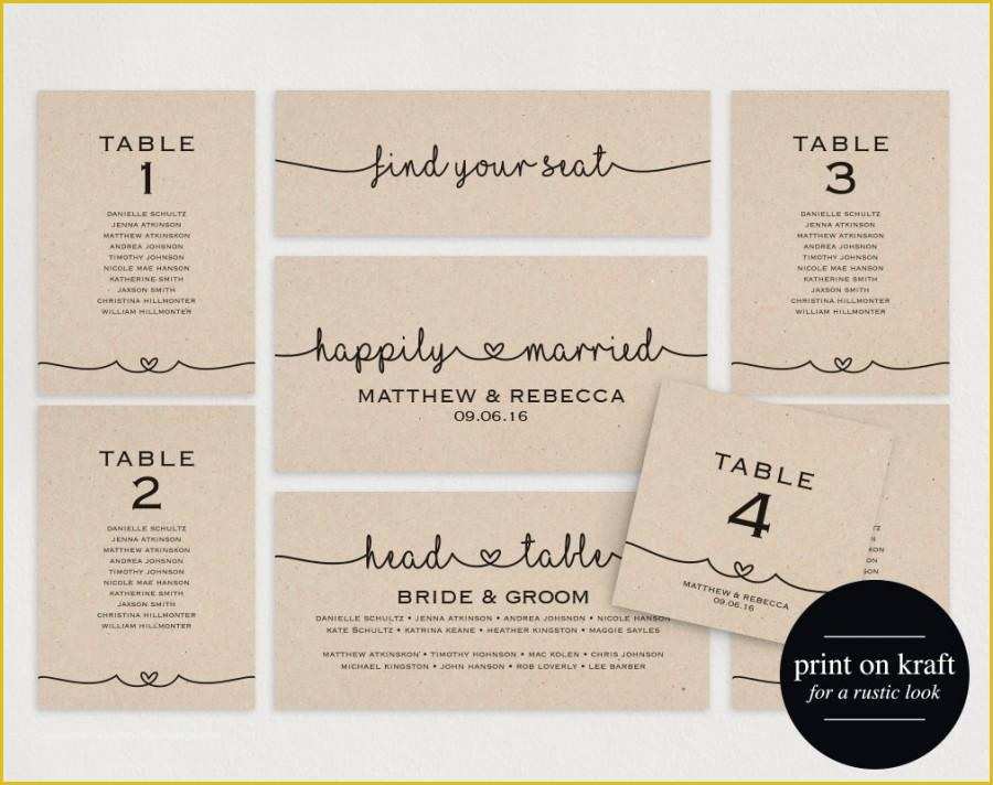 Seating Chart Cards Template Free Of Wedding Seating Chart Seating Plan Template Diy
