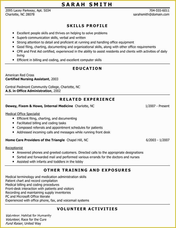 Secretary Resume Templates Free Of Resume Medical Secretary Resume Mentallyright