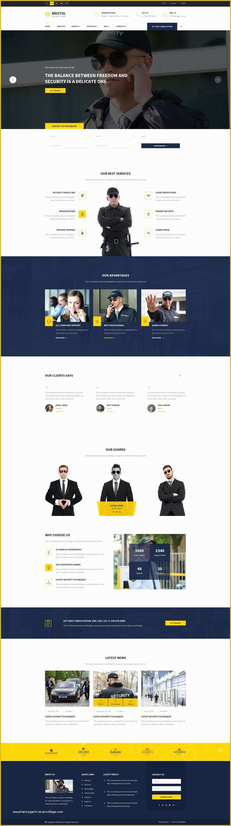 security-guard-website-templates-free-download-of-25-best-ideas-about