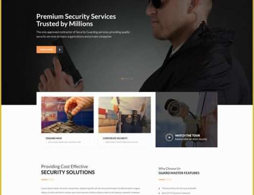 Security Guard Website Templates Free Download Of Latest Psd Website Templates Part 1