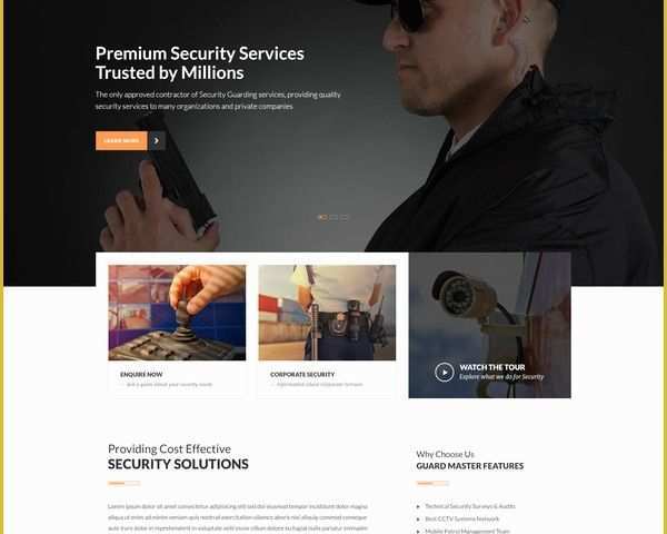 Security Guard Website Templates Free Download Of Latest Psd Website Templates Part 1