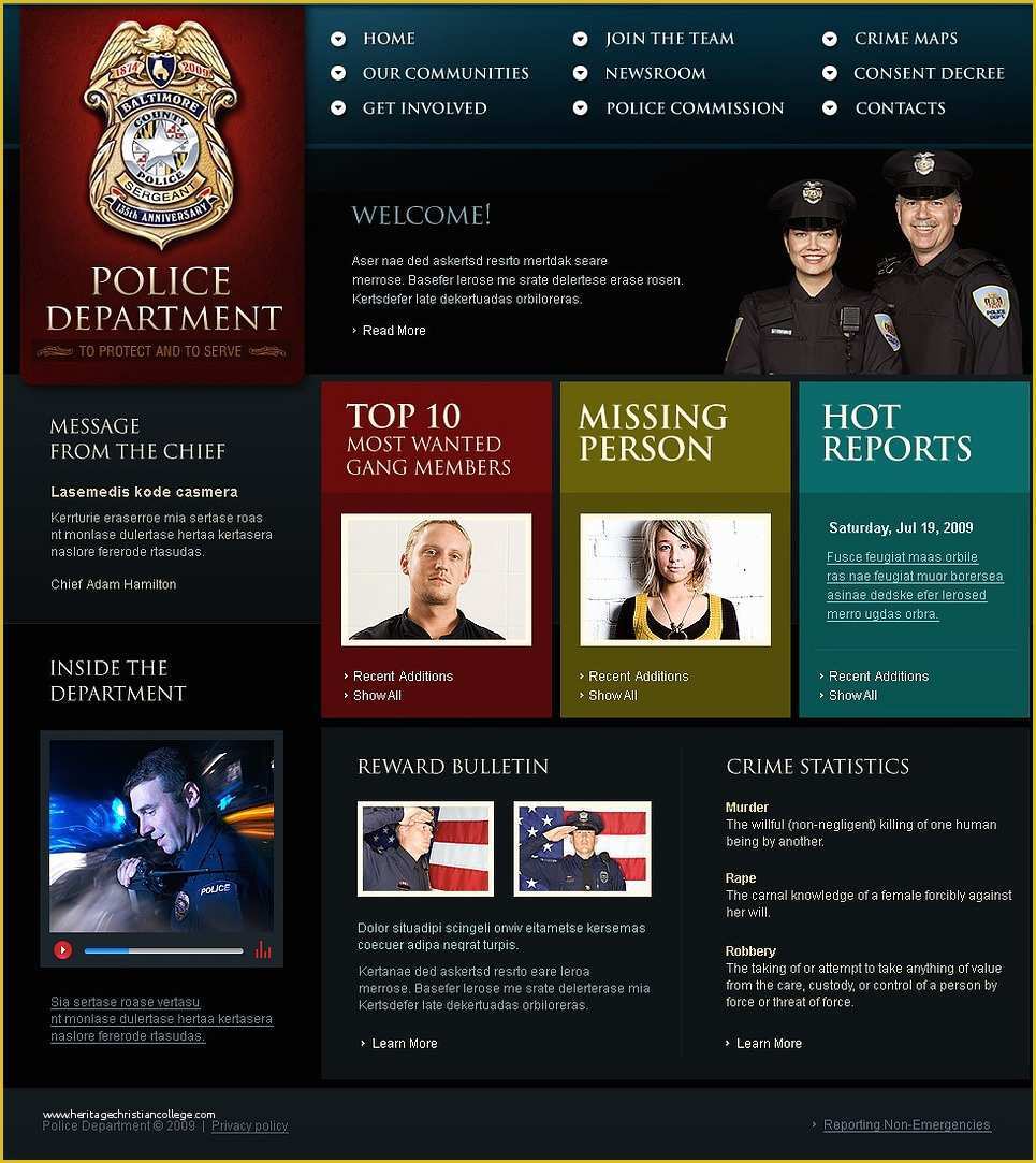 Security Guard Website Templates Free Download Of 25 Best Ideas About