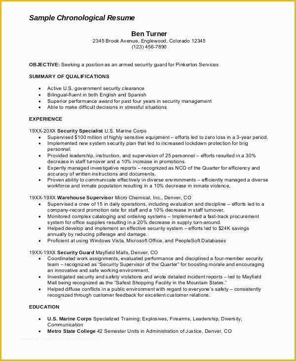 Security Resume Template Free Of Security Resume Sample Resume Sample