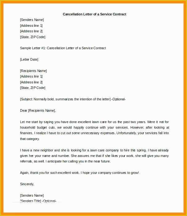 Security Service Contract Template Free Of Editable Security Service Termination Letter Template Word