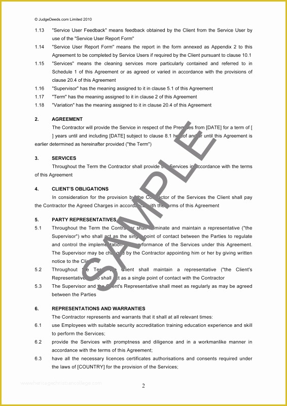 Security Service Contract Template Free Of Printable Security Guard Contracts