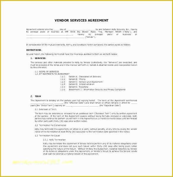 Security Service Contract Template Free Of Security Service Agreement Template Security Service