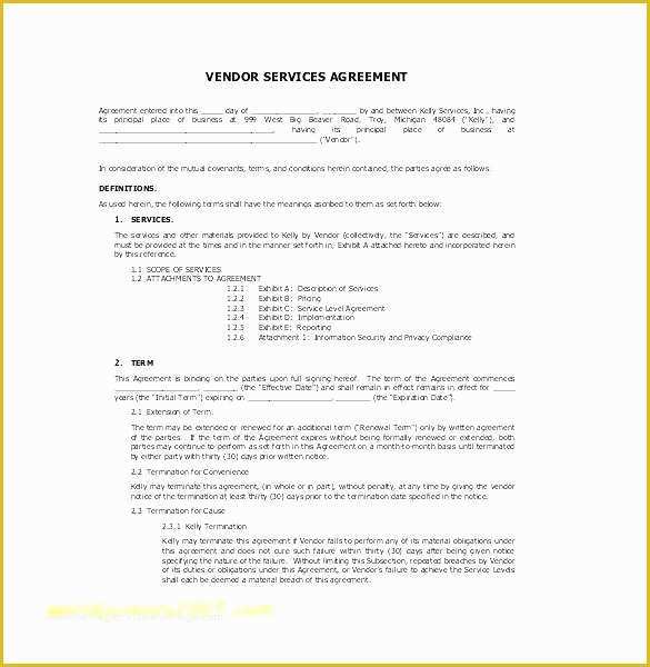 Security Service Contract Template Free Of Security Service Agreement Template Security Service