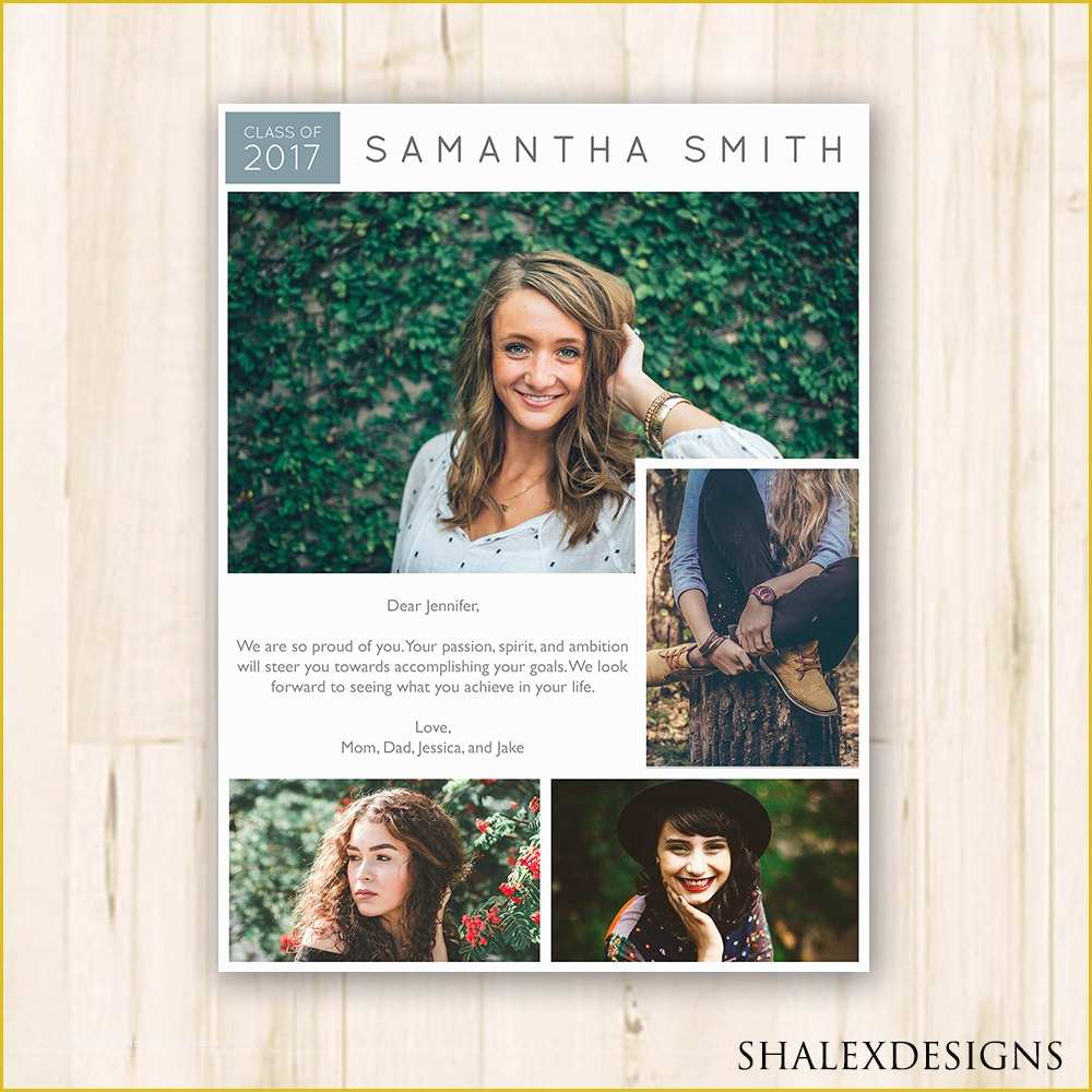 Senior Yearbook Ad Templates Free Of 7 5 X 10 Senior Yearbook Ad Shop Template