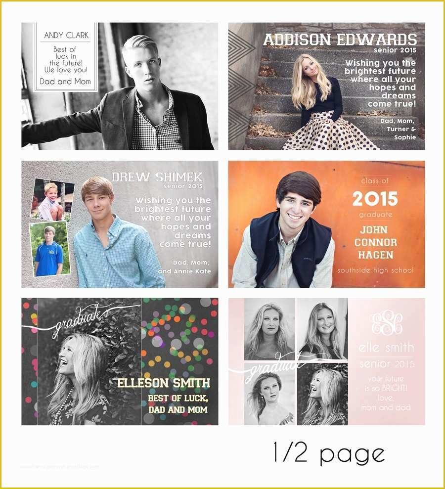 Senior Yearbook Ad Templates Free Of Awesome Yearbook Senior Ad Templates Free Download