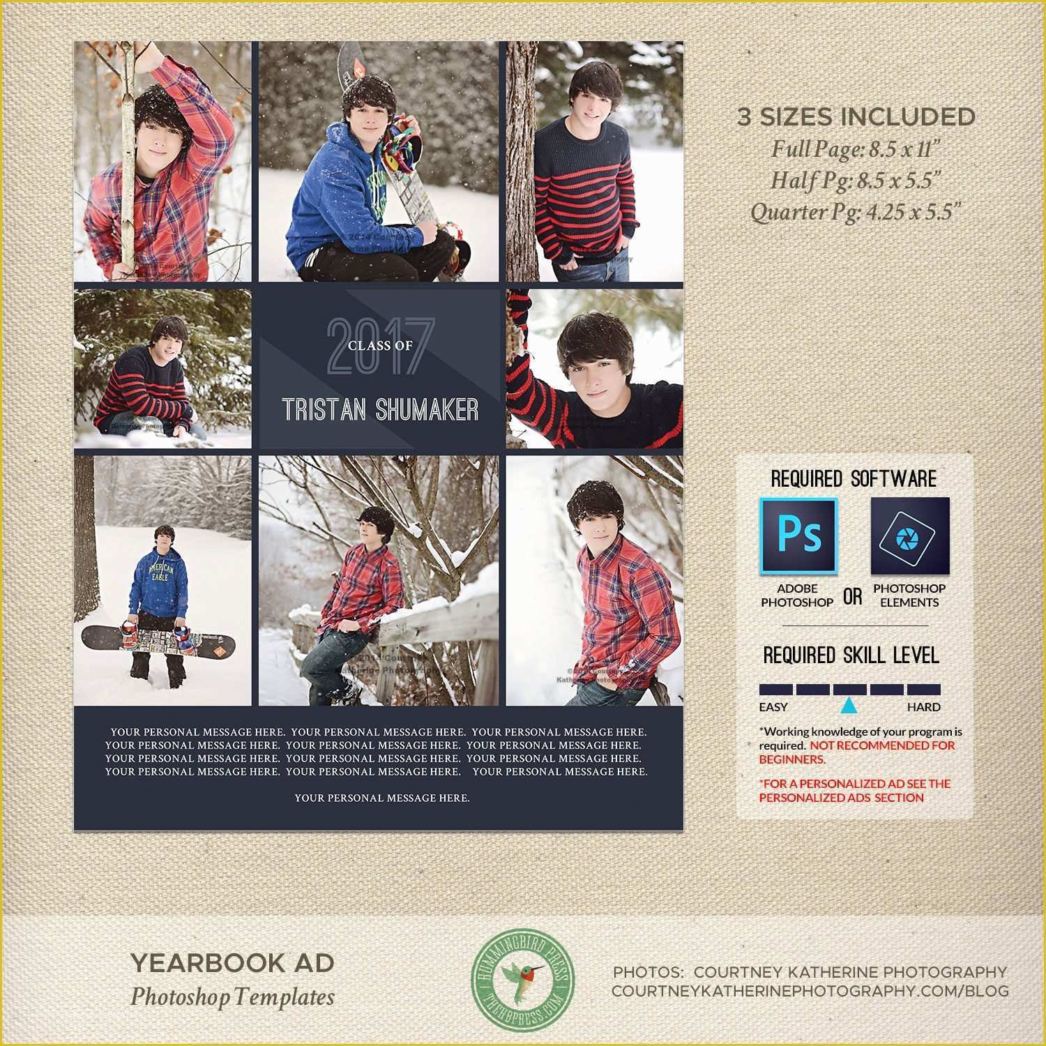 Senior Yearbook Ad Templates Free Of Senior Yearbook Ad Templates Graduation Ad High School