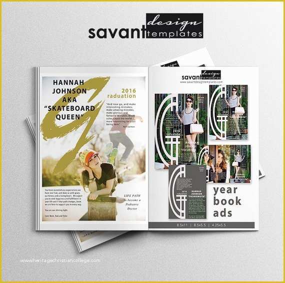 Senior Yearbook Ad Templates Free Of Senior Yearbook Ads Shop Templates Bright &amp; Bold High