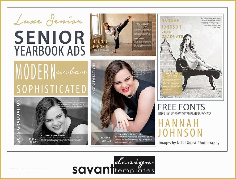 Senior Yearbook Ad Templates Free Of Yearbook Ads Senior Graduation Shop Templates Luxe