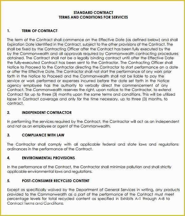 Service Agreement Template Free Of Sample Service Agreement Template 17 Free Documents