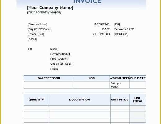 Service Invoice Template Free Of Free Service Invoice Templates