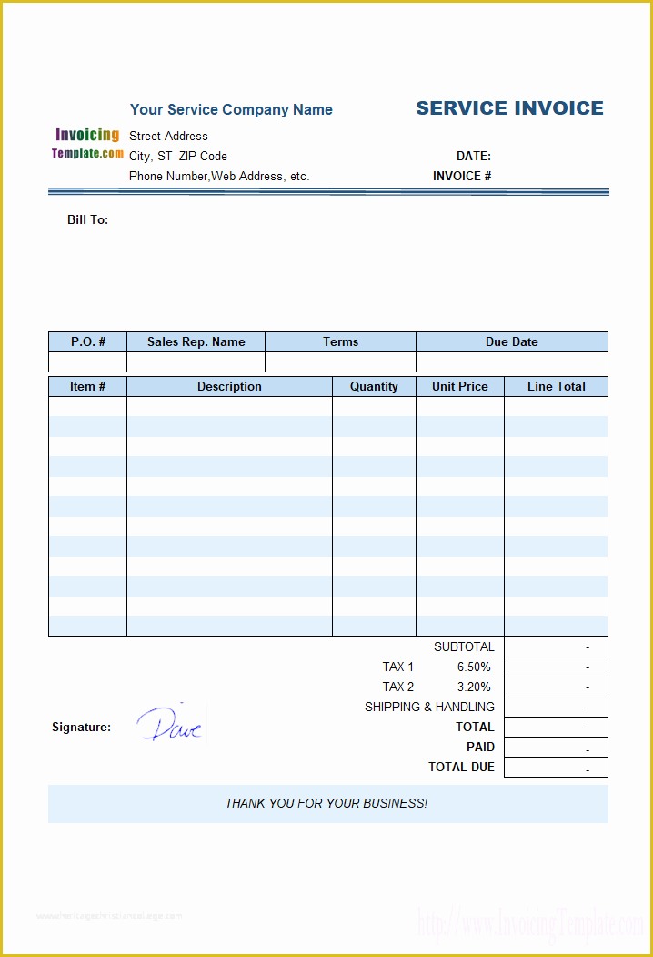 Service Invoice Template Free Of Receipt for Services Template Easy Invoice Templates