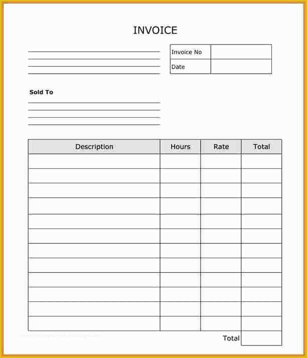 Service Invoice Template Word Download Free Of 5 Service Invoice Template Uk