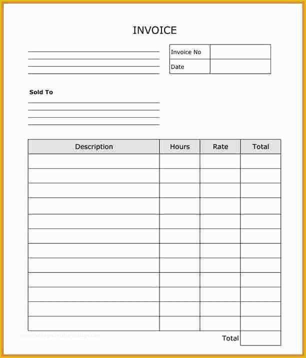 Service Invoice Template Word Download Free Of 5 Service Invoice Template Uk