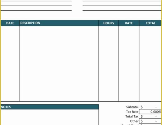 Service Invoice Template Word Download Free Of 5 Service Invoice Templates for Word and Excel