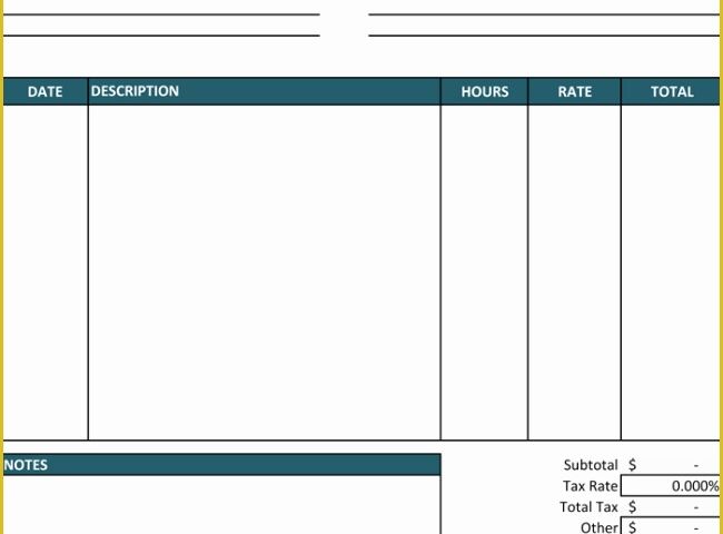 Service Invoice Template Word Download Free Of 5 Service Invoice Templates for Word and Excel
