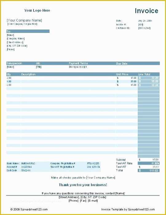 Service Invoice Template Word Download Free Of Hourly Invoice Template Rate Templates Free Word Sample