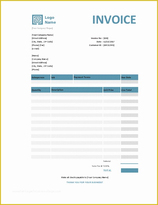 Service Invoice Template Word Download Free Of Invoices Fice