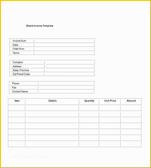 Service Invoice Template Word Download Free Of Service Invoice Templates – 11 Free Word Excel Pdf