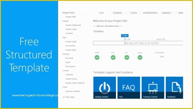 Sharepoint 2013 Project Management Template Free Of Free Project Management Template for Point From