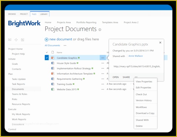 Sharepoint 2013 Project Management Template Free Of Project Management Site Template Point 2013 Project
