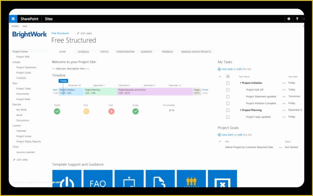 Sharepoint 2013 Project Management Template Free Of which Collaboration Option is Best In Fice 365 Brightwork