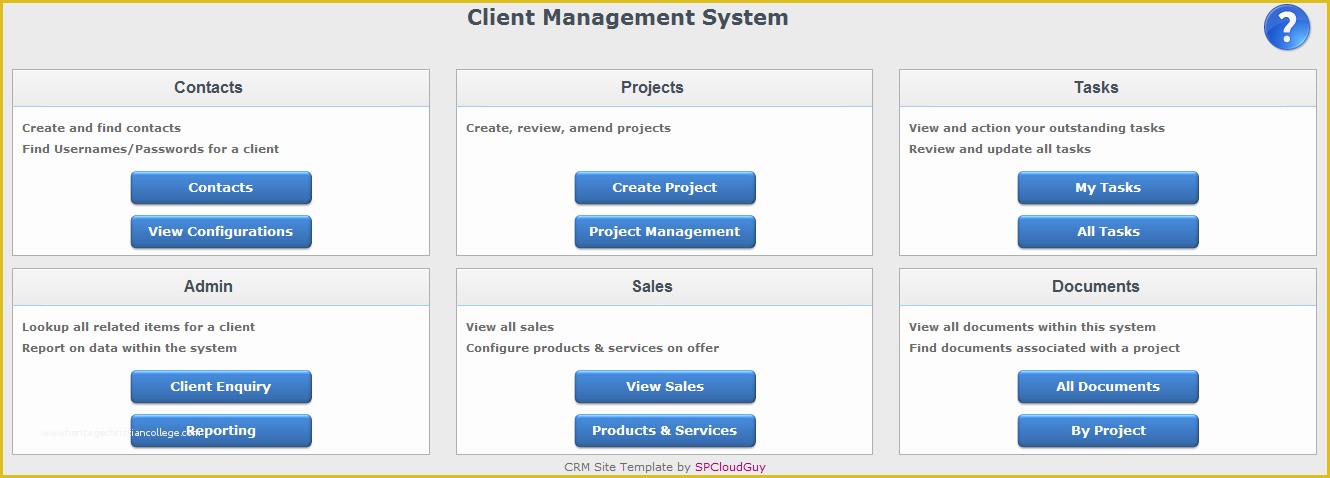 Sharepoint Crm Template Free Of Crm Site Template – Point solutions and Guides by