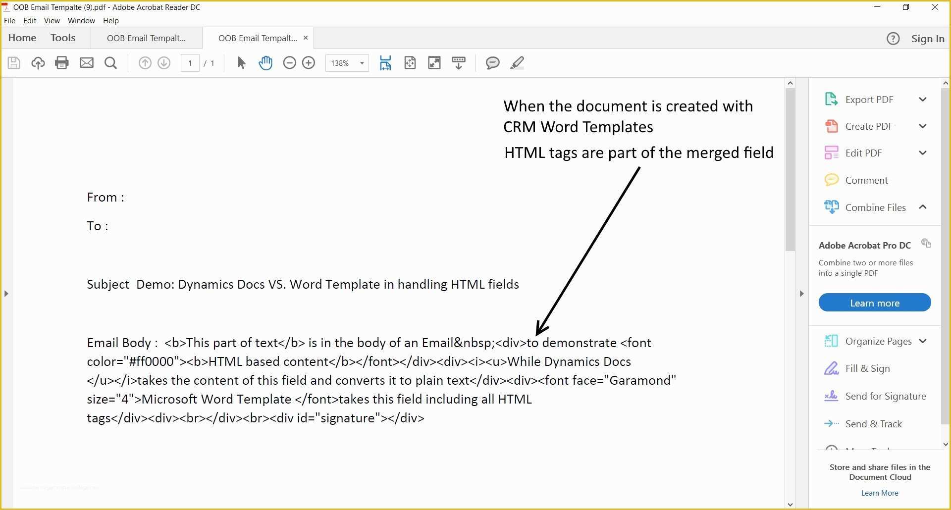 Sharepoint Crm Template Free Of Dynamics Crm Word Templates issue with HTML Fields