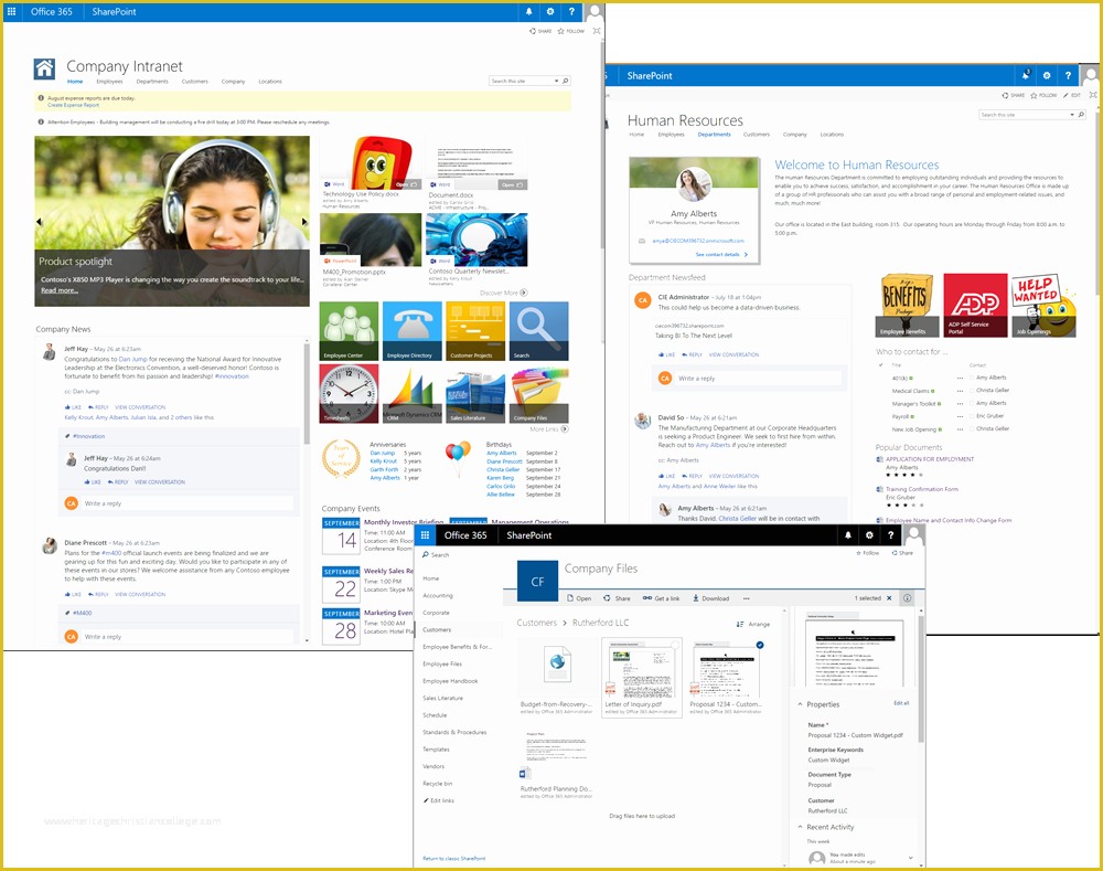 Sharepoint Online Intranet Templates Free Of Point Intranet Starter Kit