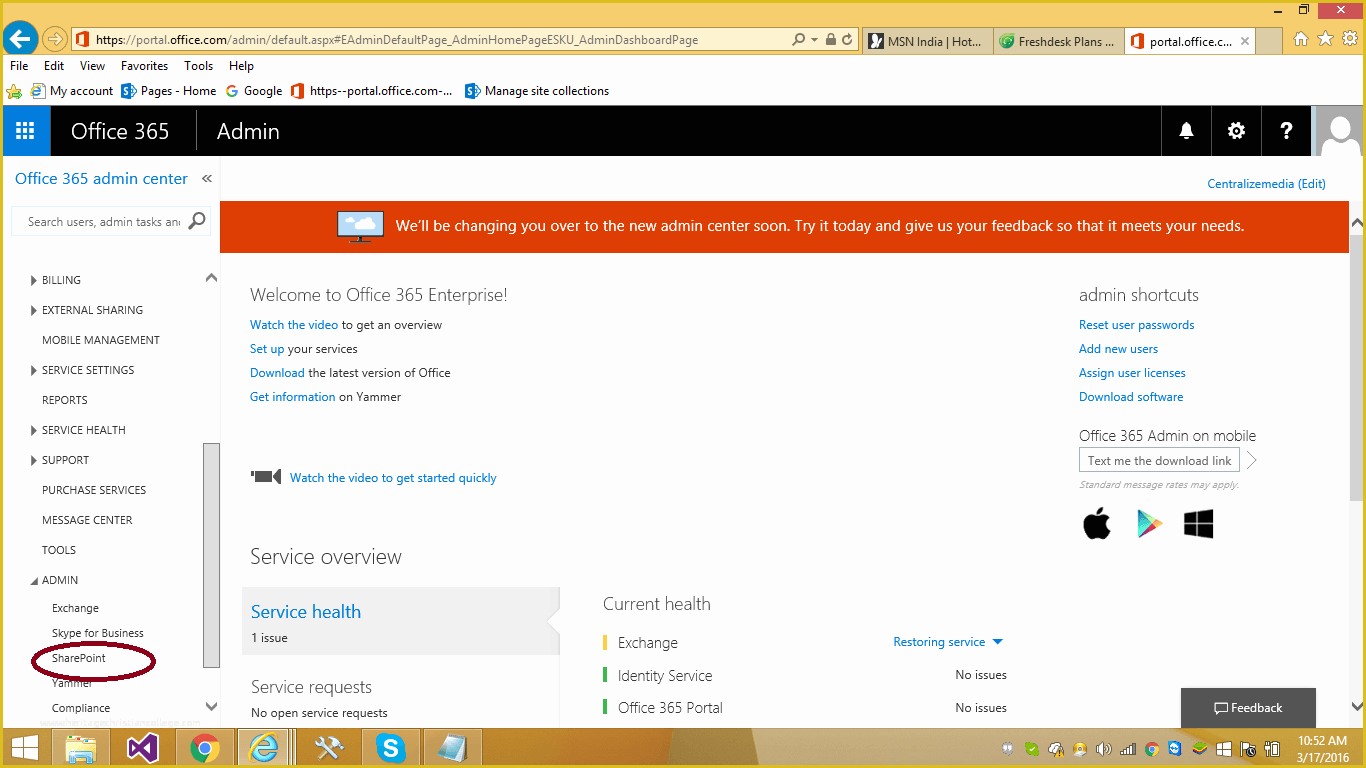 Sharepoint Online Intranet Templates Free Of Set Up An Intranet with Fice365