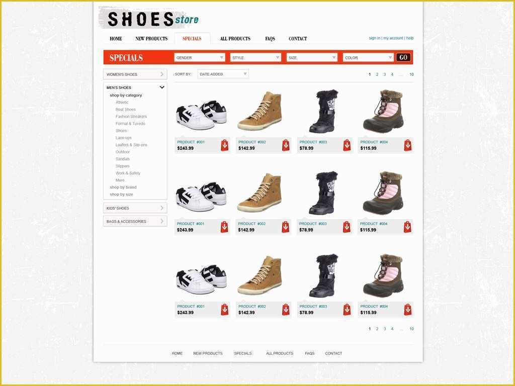 Shopping Cart Template Free Download In PHP Of Free Shopping Cart Website Template