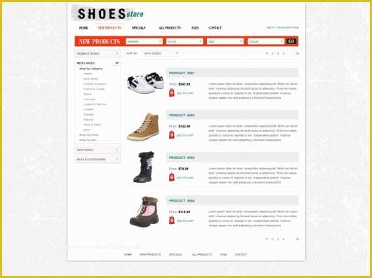 Shopping Cart Template Free Download In PHP Of Free Shopping Cart Website Template