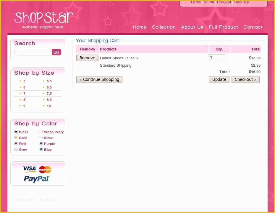 Shopping Cart Template Free Download Of Shop Star 2 Color Template Inc PHP Shopping Cart by