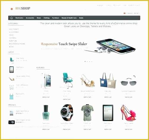 Shopping Cart Website Templates Free Download HTML with Css Of Free Mobile Store Web Templates Shopping Cart Template