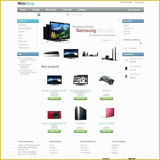 Shopping Cart Website Templates Free Download HTML with Css Of Free Shopping Template